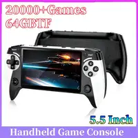 X9 Retro Handheld Game Console, Game Console 5.5-Inch HD IPS Screen, 20000+ Classic Games,TV Connection,Expandable Storage