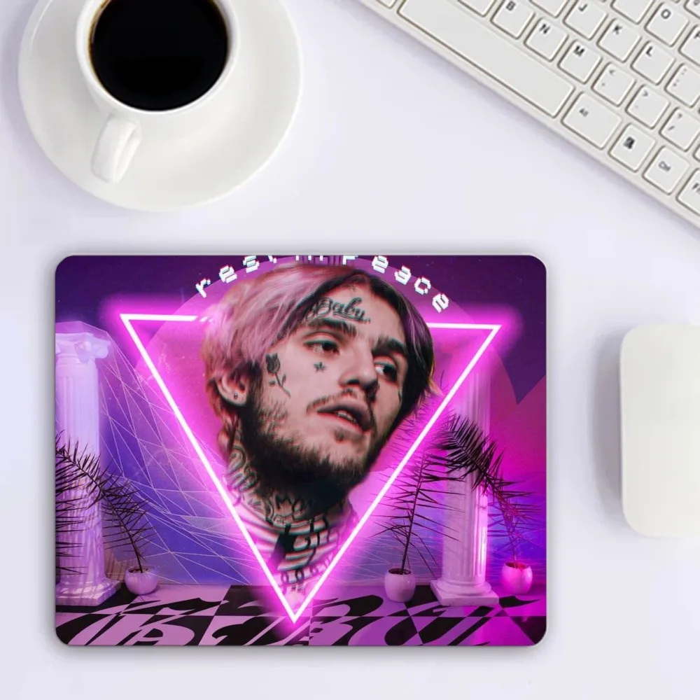 Фото Коврик для мыши L-Lil Rapper Peep, игровой коврик для мыши, аксессуары для ПК, коврик для мыши для компьютерного стола №5