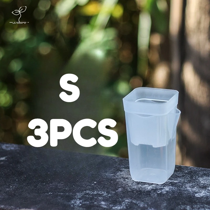 15-Piece Translucent Self-Watering Seedling Planters with Reservoir