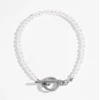 Friendship Bracelet Fashion New 2024 Resin Imitation Pearl OT Clasp Chain Women's Luxury Designer Jewelry Girlfriend Gifts 4
