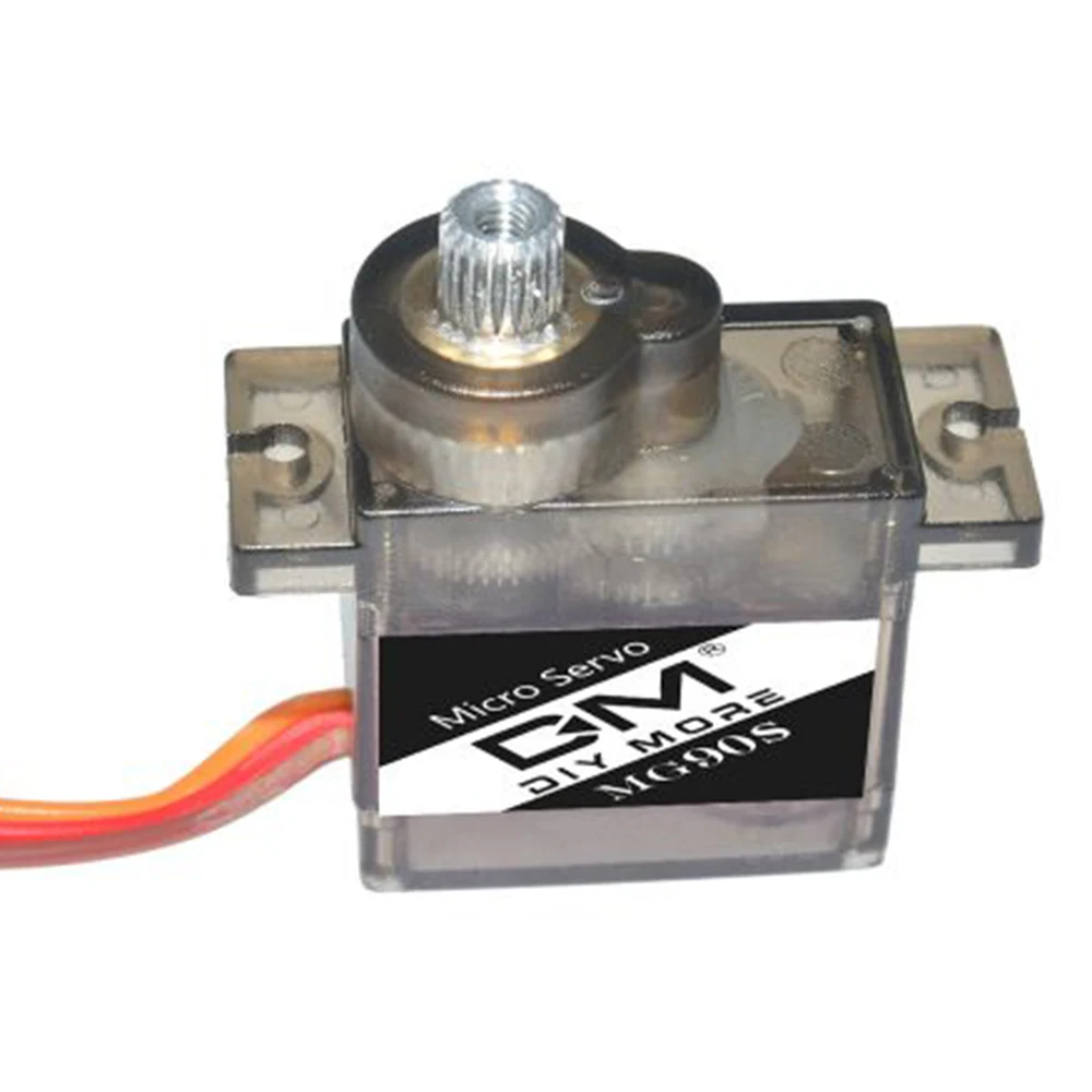 MG90S Servo Diymore 1/4/10/20 Stück Ganzmetallgetriebe 9g Verbesserte Version für Hubschrauber Flugzeug Boot Auto MG90 9G Trex 450 RC Roboter – Detail 5