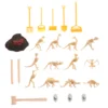 Dinosaur Kit Dino Dig Bone Excavation Sand Bones Archeological Digging Science Model Toys Stem Discovery 5
