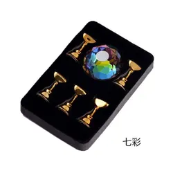 Magnetic Nail Holder Display Stand for Acrylic and Polish Showcase (1Set Colorful)