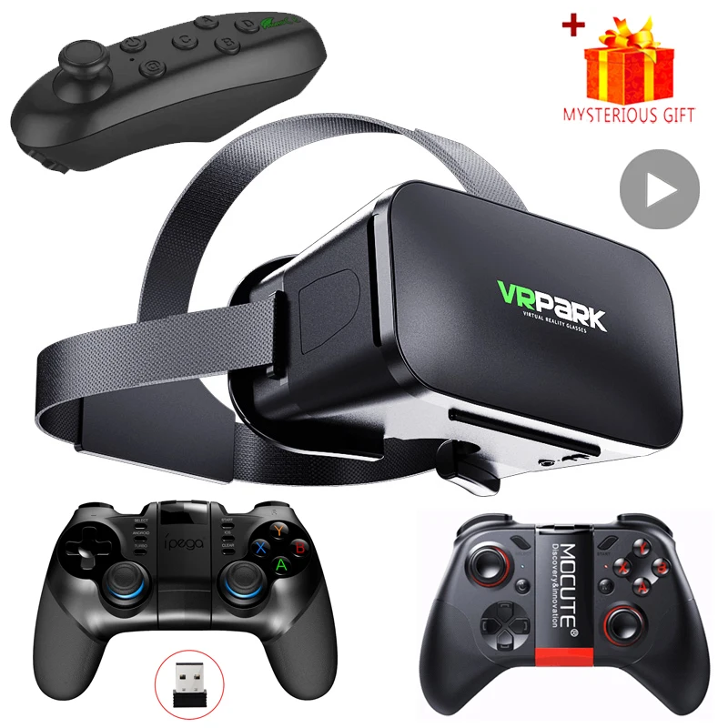 Visore per Realtà Virtuale VR, Occhiali 3D, Casco per Smartphone, Lenti, Dispositivi, Visore per Giochi su Cellulare