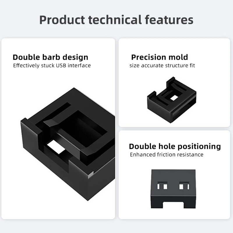 Reliable USB Port Blockers USB A Dust and Moisture Guards Safeguards Data Port on PC or Laptop Security Accessories K1KF