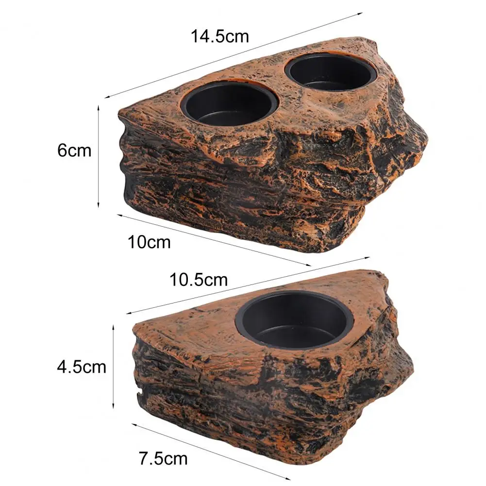 Magnetic Reptile Feeding Ledge Hanging Animals Food Water Dish Levitation Feeding Bowl for Gecko Lizards Tree Frogs Chameleons