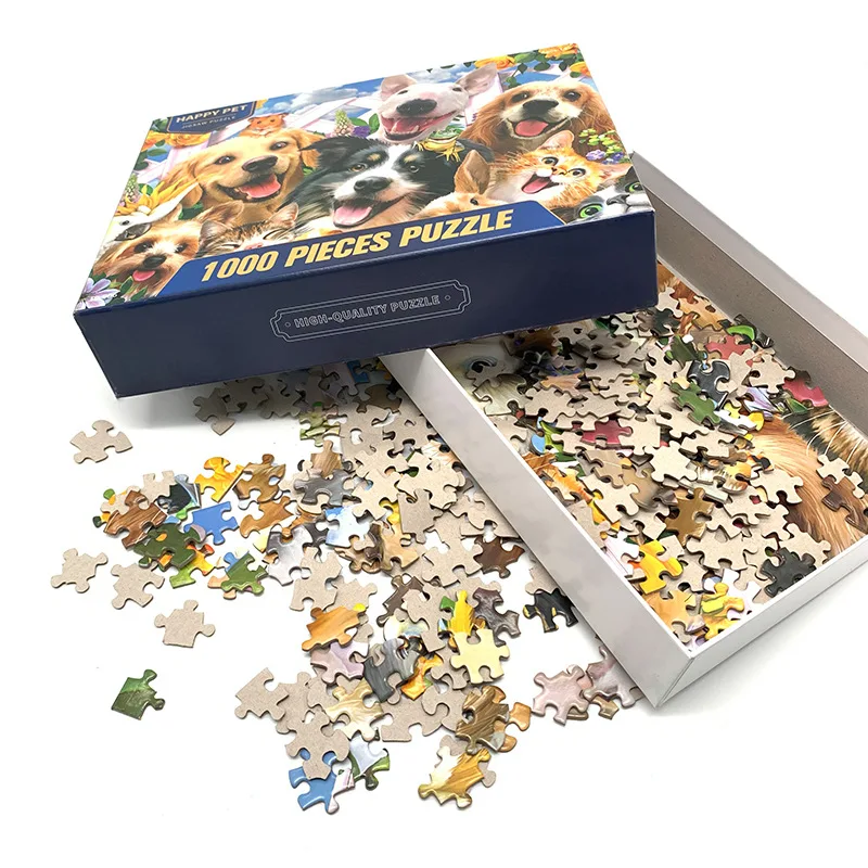 Puzzle 1000 Pezzi Animali Del Mondo, 70x50 Cm, In Cartone Riciclabile, Per Adulti E Bambini - 3
