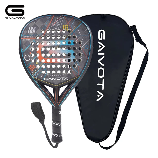 GAIVOTA 2025 Padel tennis racket 18K carbon fiber surface treatment EVA memory soft foam core professional player Padel Racket 1