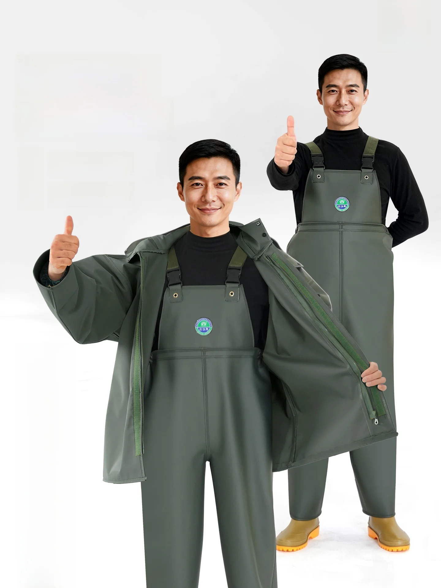 두꺼운 방수 작업복 레인슈트 낚시 장비 바다 여행 방진 통기성 작업복 남녀공용