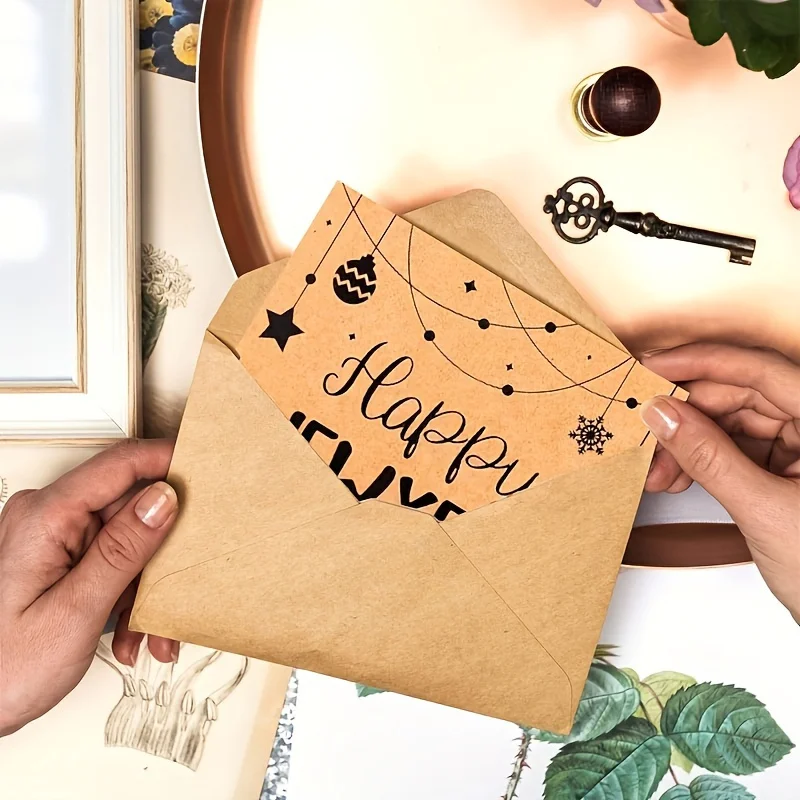 Kraft Paper Envelopes 20/50pcs For DIY Greeting Cards Wedding Invitations & Birthday Notes