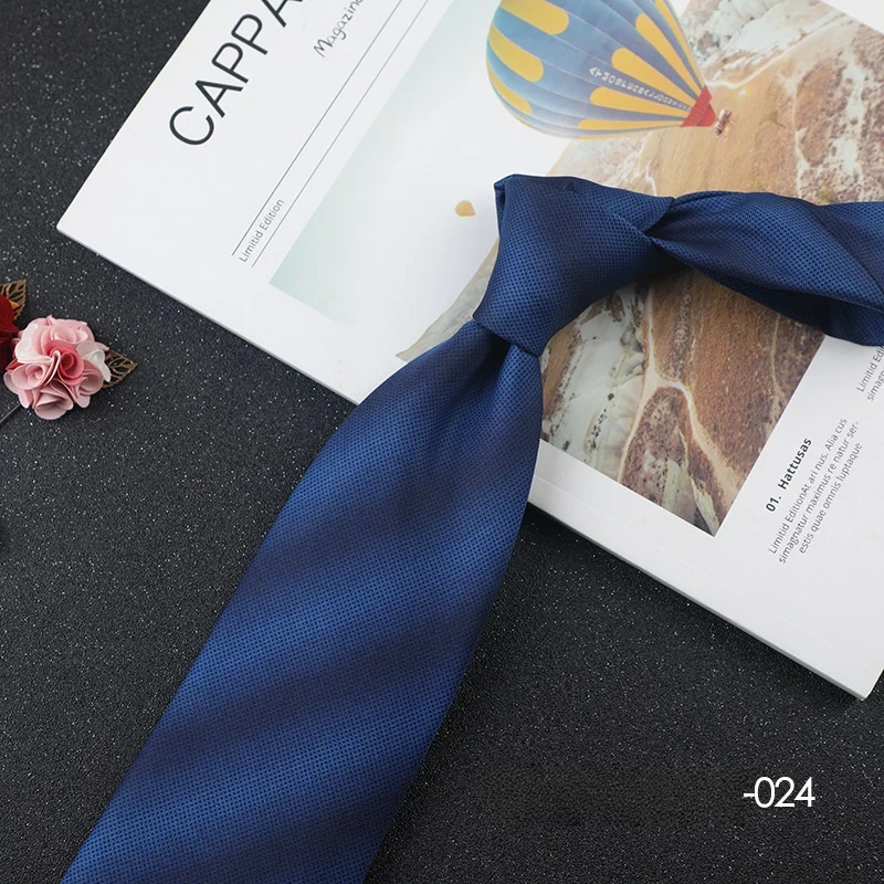 9cm Neue 100% Seiden-Krawatte im Britischen Stil für Herren, Business-Krawatte für Männer, Formelle Krawatte für Hochzeit und Partys – Detail 24