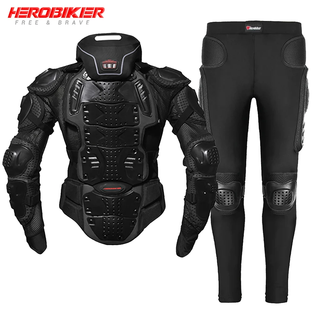 HEROBIKER 오토바이 자켓 남자 오토바이 갑옷 모토 바디 갑옷 모토 크..