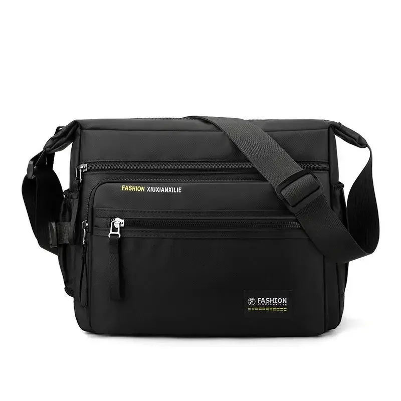 Men Crossbody Bags Male Nylon Shoulder Bags Boy Messenger Bags Man Handbags for Travel Casual Large Bag - 5