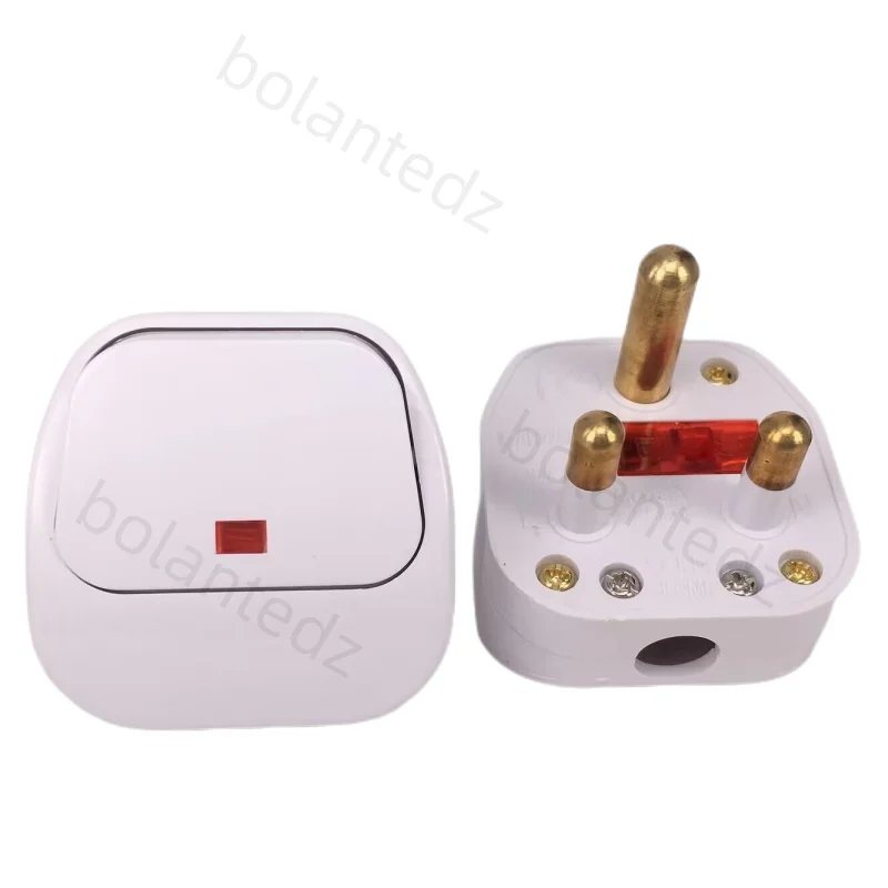 UK/Großes Südafrika/Australien Standard-Netzschalter, wiederaufladbarer Stecker mit Sicherung, Netzkabel, 3-poliger Stecker – Detail 2