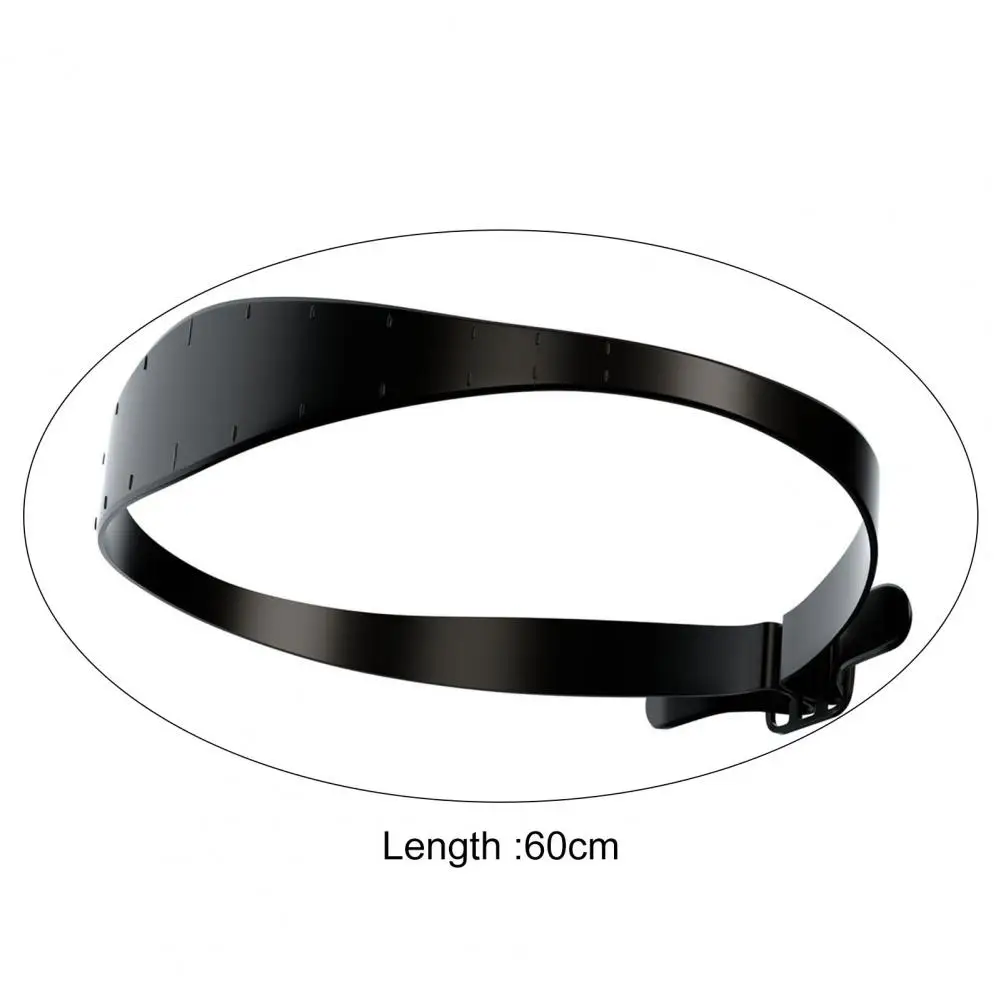 

Hair Cutting Guide Lightweight Adjustable Ergonomic Design Silicone Neckline Shaving Template Haircut Band Time-saving