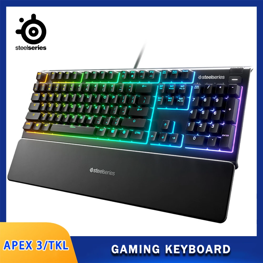 SteelSeries Apex Pro mini three-mode mechanical keyboard wireless/Bluetooth  office gaming keyboard adjustable trigger key travel - AliExpress
