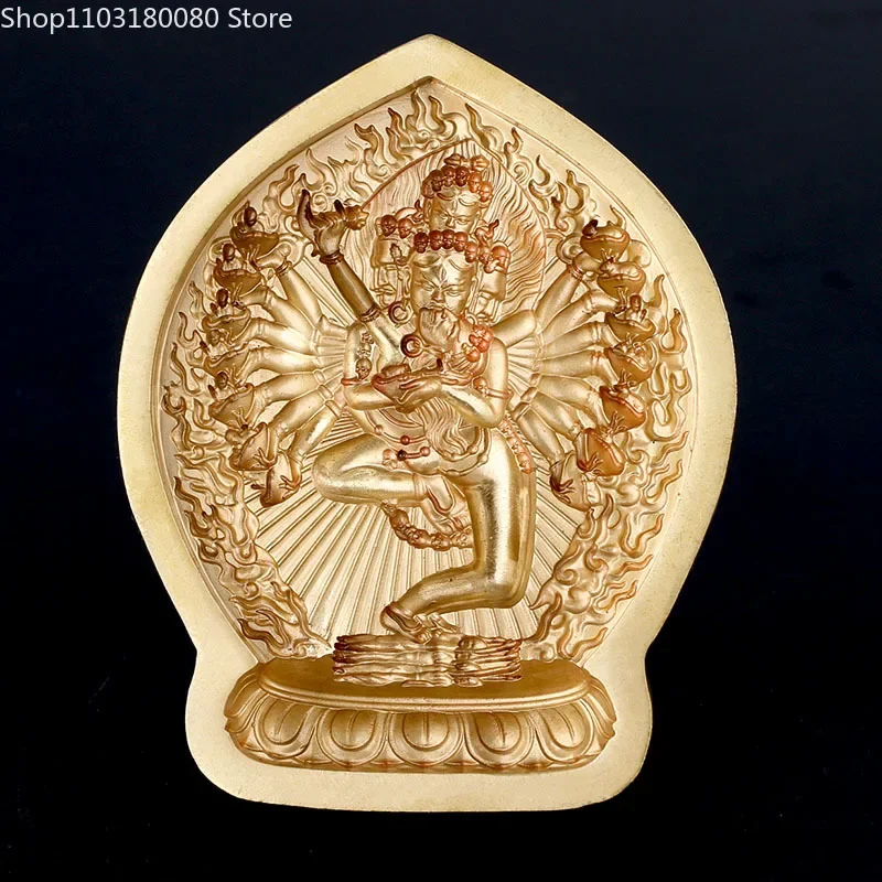 

Copper Brass Hevajra Garab Dorje Shri Hevajra tsatsa mould Buddha statue Tibet buddhism Kurukulle Kurukulla mold Lucky gift