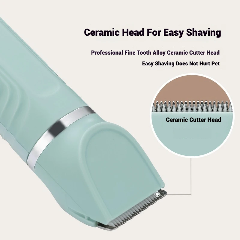 Multifunction Pet Shaver Electric Dog Clippers Nail Trimmer and Sander Head Cat and Dog Shaver Clipper Pet Hair Cleaning Tools