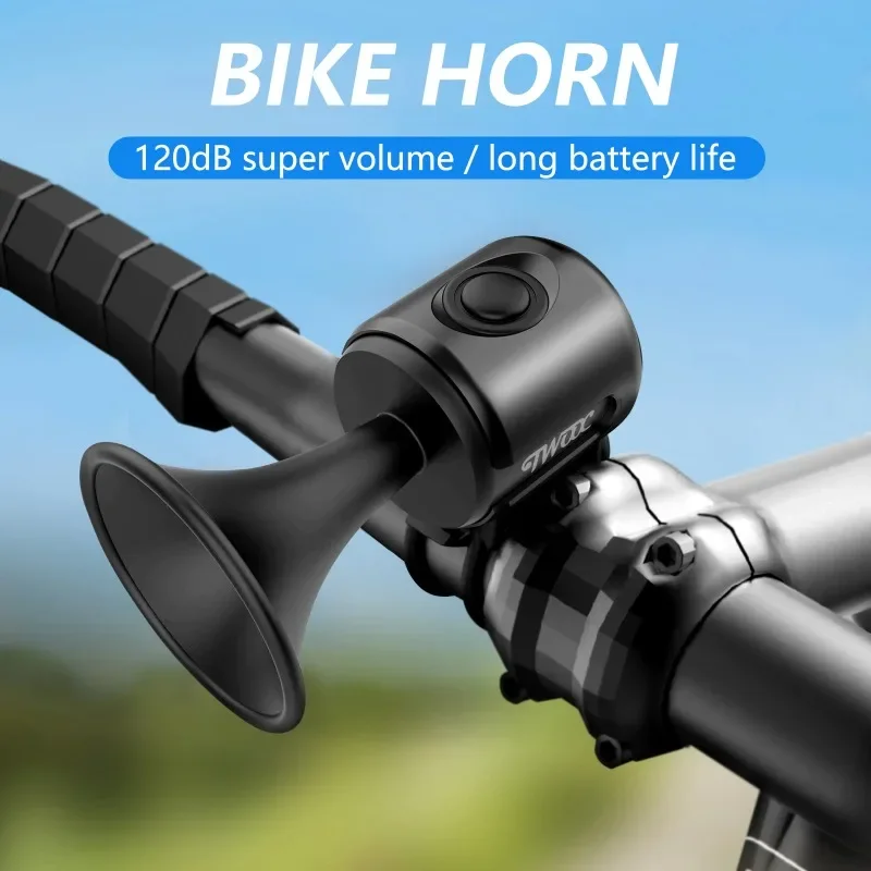Description Picture 2 of item120 dB Electric Bike Bell Sounds Alarm Bell Waterproof Safety Electric Bicycle Horn For Handlebars