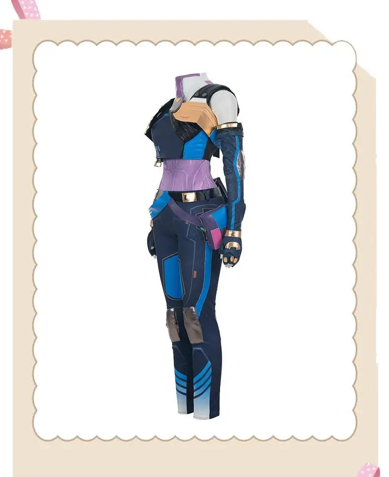 Game Valorant Duelist Neon Battle Suit Cosplay Costume Anime Woman Agent Clothes Suit Tights Halloween Costume 22