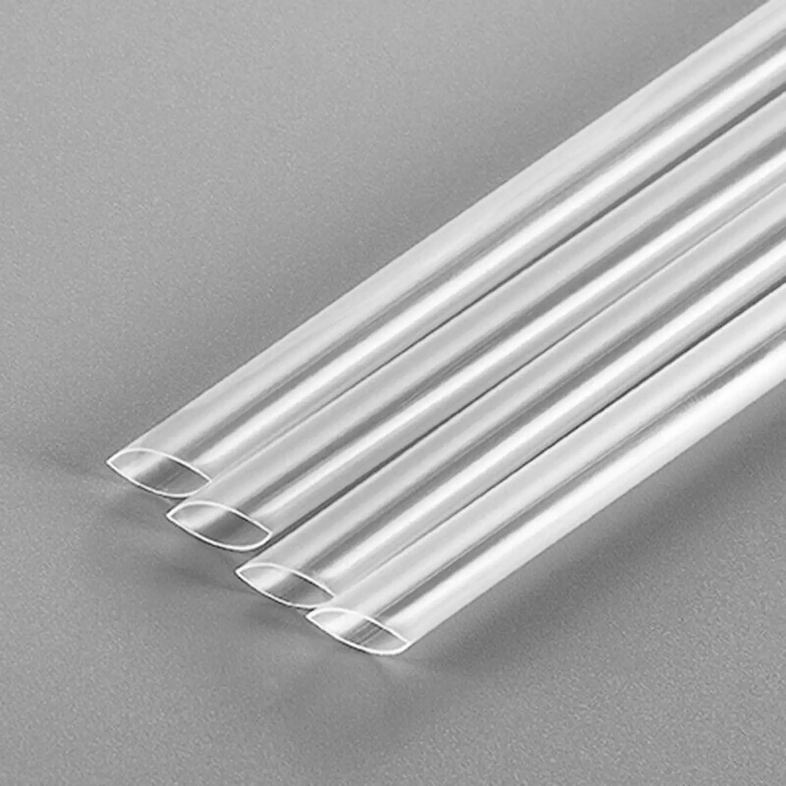 100Pcs Juice Straws Bubble Tea Straw Creative Transparent 19cm Long Clear Straws for Coffee Milkshakes Drinks Restaurant Milk