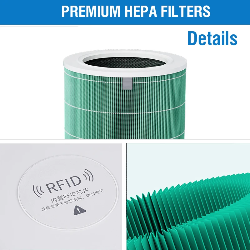 For Replacement Iconic Brand Hepa Filter 4 Iconic Brand Activated Carbon Filter 4 for Iconic Brand Air Purifier 4 Iconic Brand 4 Filter