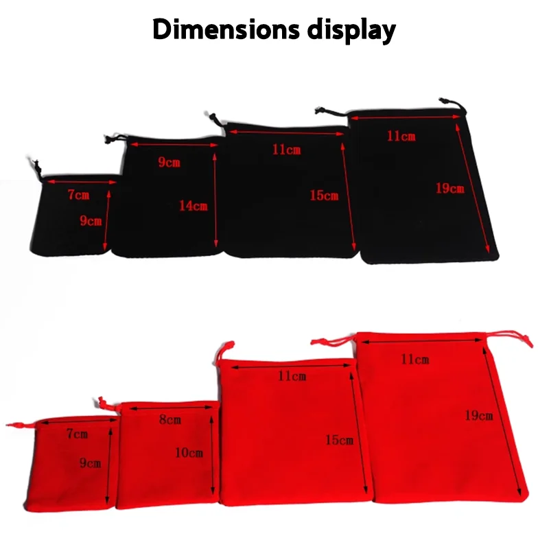 20 New Year gift jewelry packaging bags, lucky bags, jewelry bracelet walnut toy small cloth bags