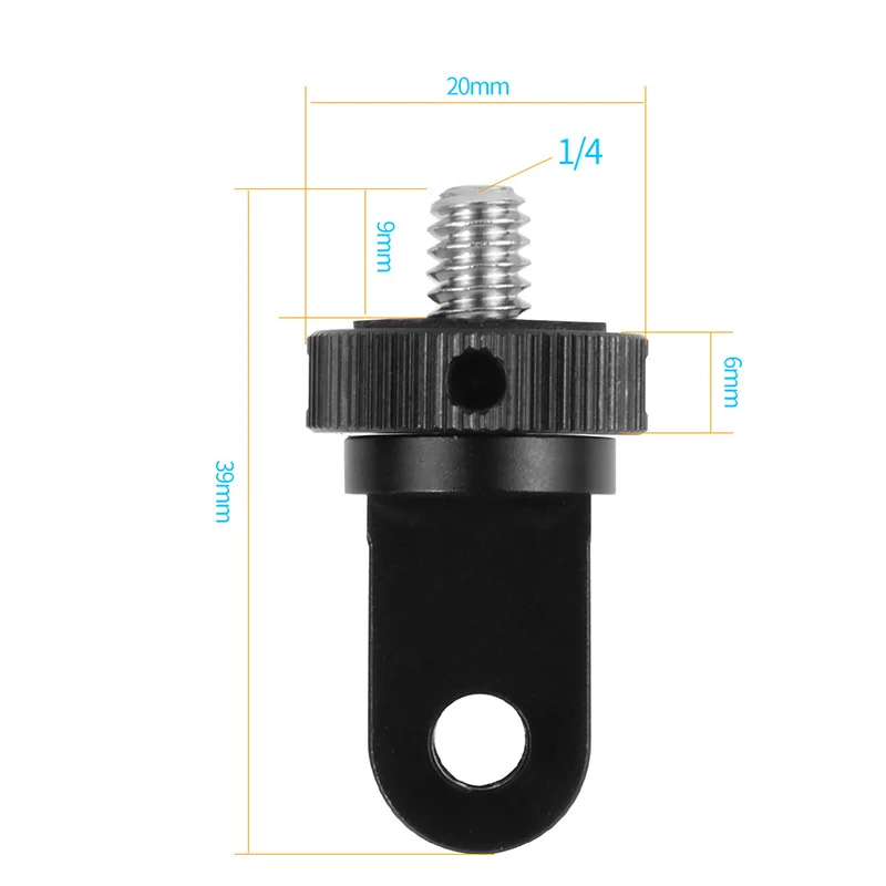 Lammcou Adaptateur Trépied Rapide En Aluminium CNC Pour GoPro Hero 13/12/11/10/9 – Vis 1/4 Pouce, Compatible Action Cam