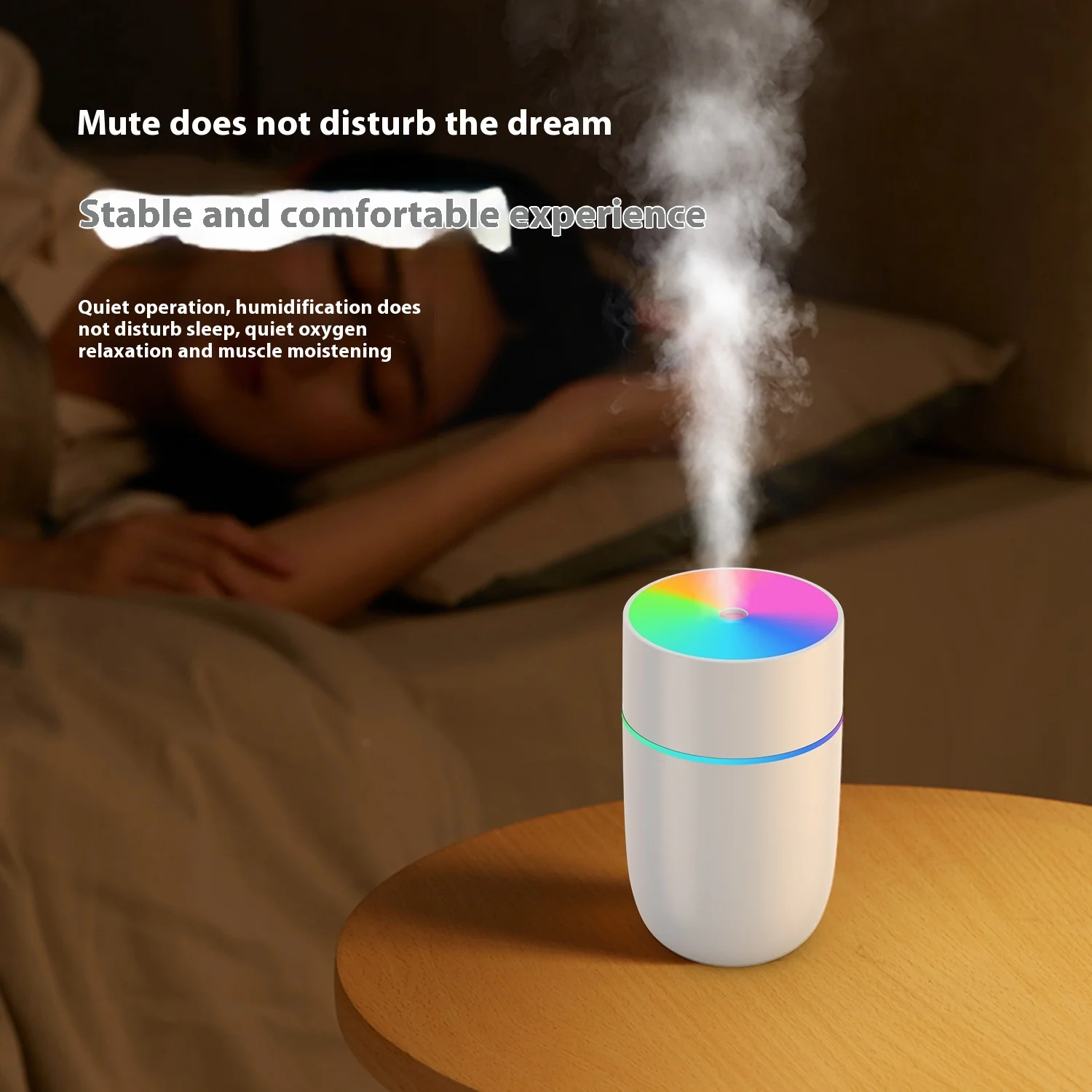 New Mini Car Humidifier Colorful Car Decoration Aromatherapy Atomizer Household Humidifier Suitable for All Kinds of Cars