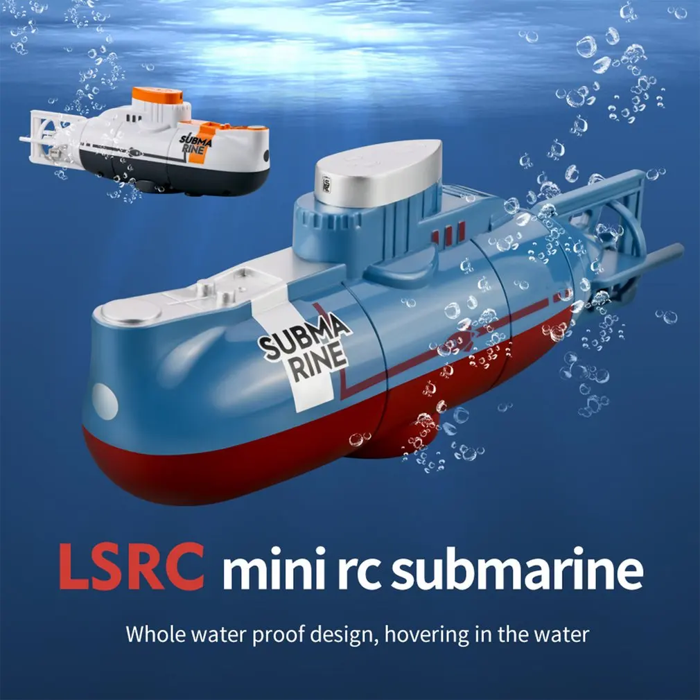 Mini RC Submarine 6 Channel Remote Control Boat Ship Waterproof Diving Toy  Simulation Model Gift For Kids