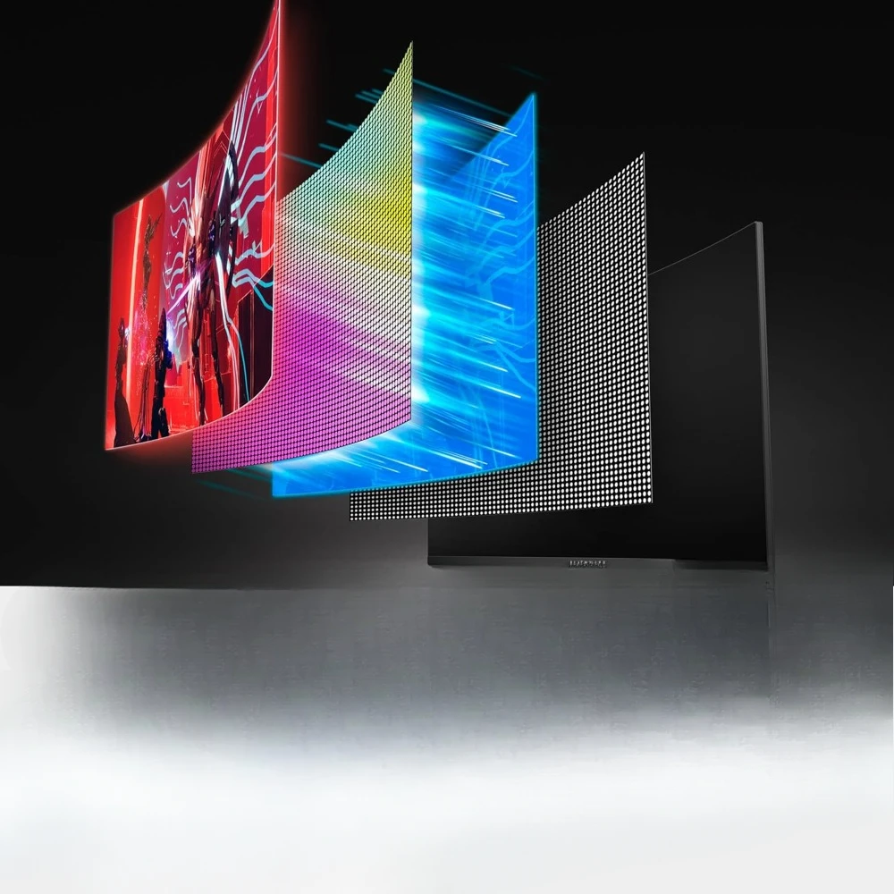 1800R Display, 3440x1440 Pixels at 175Hz, True 0.1ms Gray-to-Gray, 1M:1 Contrast Ratio, 1.07 Billions Colors - Lunar Light 3