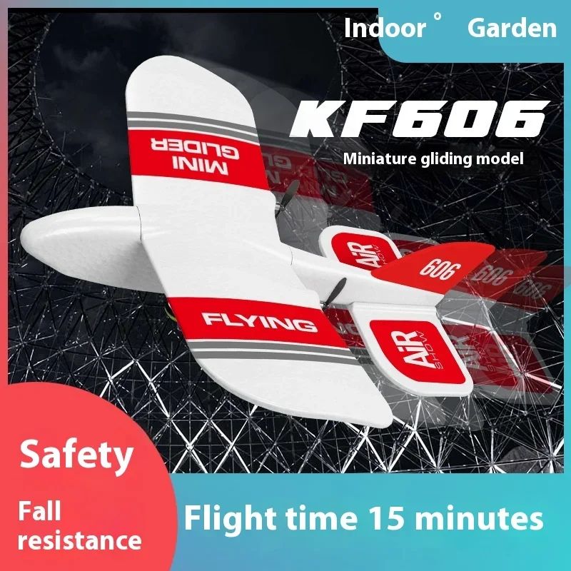 Kf606 Mini Indoor Hand Thrown Aircraft Gyroscope Foam Glider Epp Durable Fixed Wing Glider Rc Plane Toy Gift 3