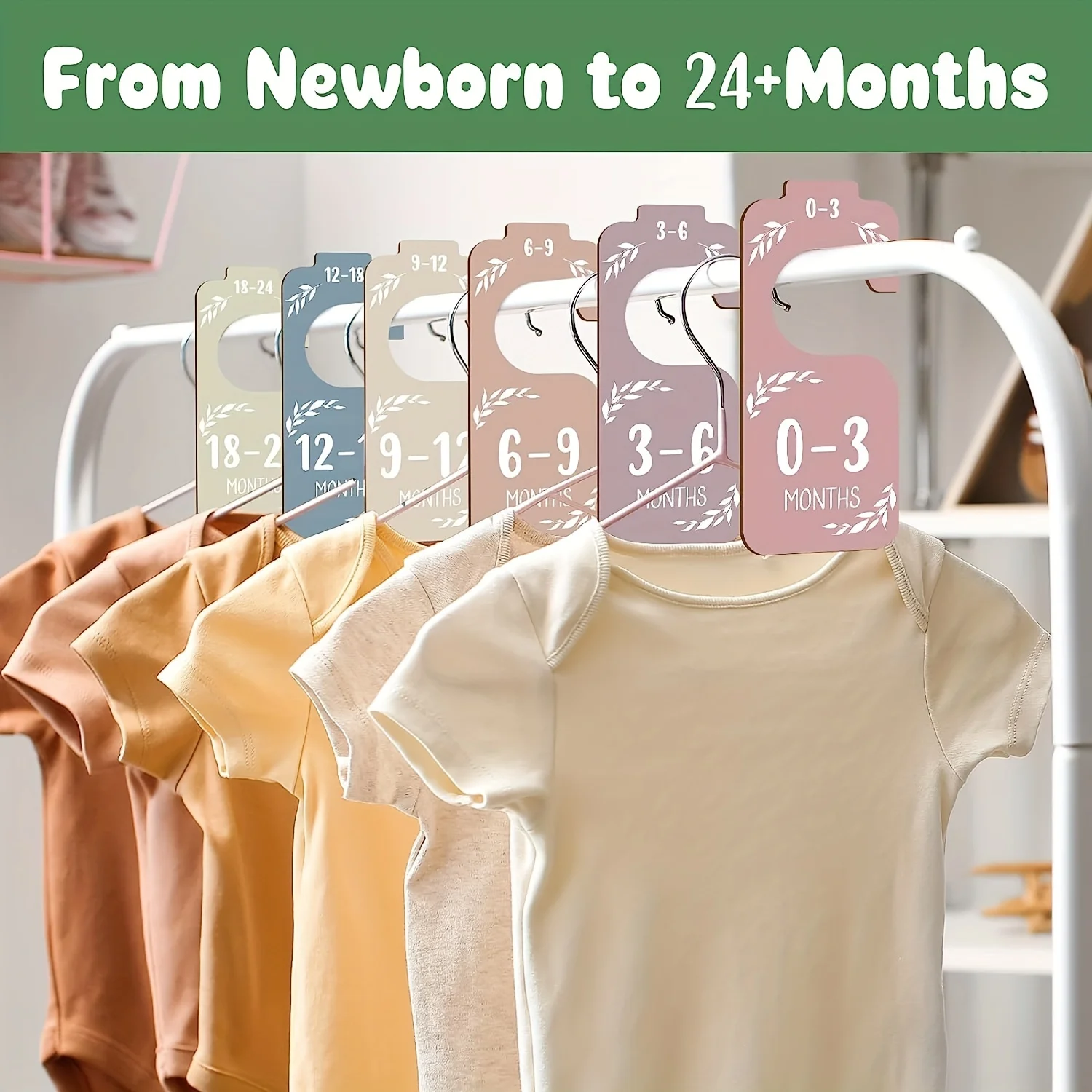 Baby Closet Dividers for baby clothes organizer nursery decor