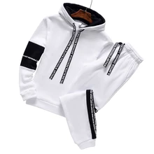 

Winter Hoodie Sets Men Tracksuit Casual Hoodies Sweatshirt+Sweatpants 2 Piece Set Male Pullover Hoody Fashion Streetwear Clothes