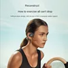 Wireless Headphone Bluetooth 5.4 Handsfree Noise Canceling 180 ° Rotatable Sports Digital Display Earphones Single Ear Earhook 4