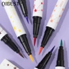 QIBEST High Pigment Eyeliner Pencil Waterproof Smudgeproof Makeup Eye Liner Liquid Black Eyeliner Quick Drying Eyes Cosmetics 6