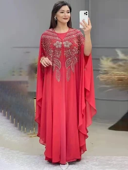 Muslim Fashion Dress Caftan Wedding Party Abayas Dubai Luxury