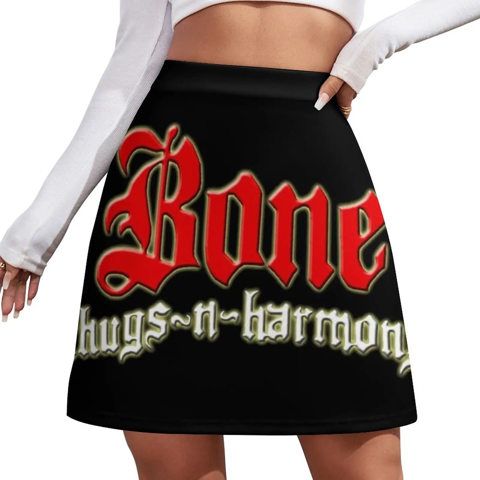 Bone Thugs and Harmony Logo Music Band Mini Skirt korean summer clothes luxury women skirts