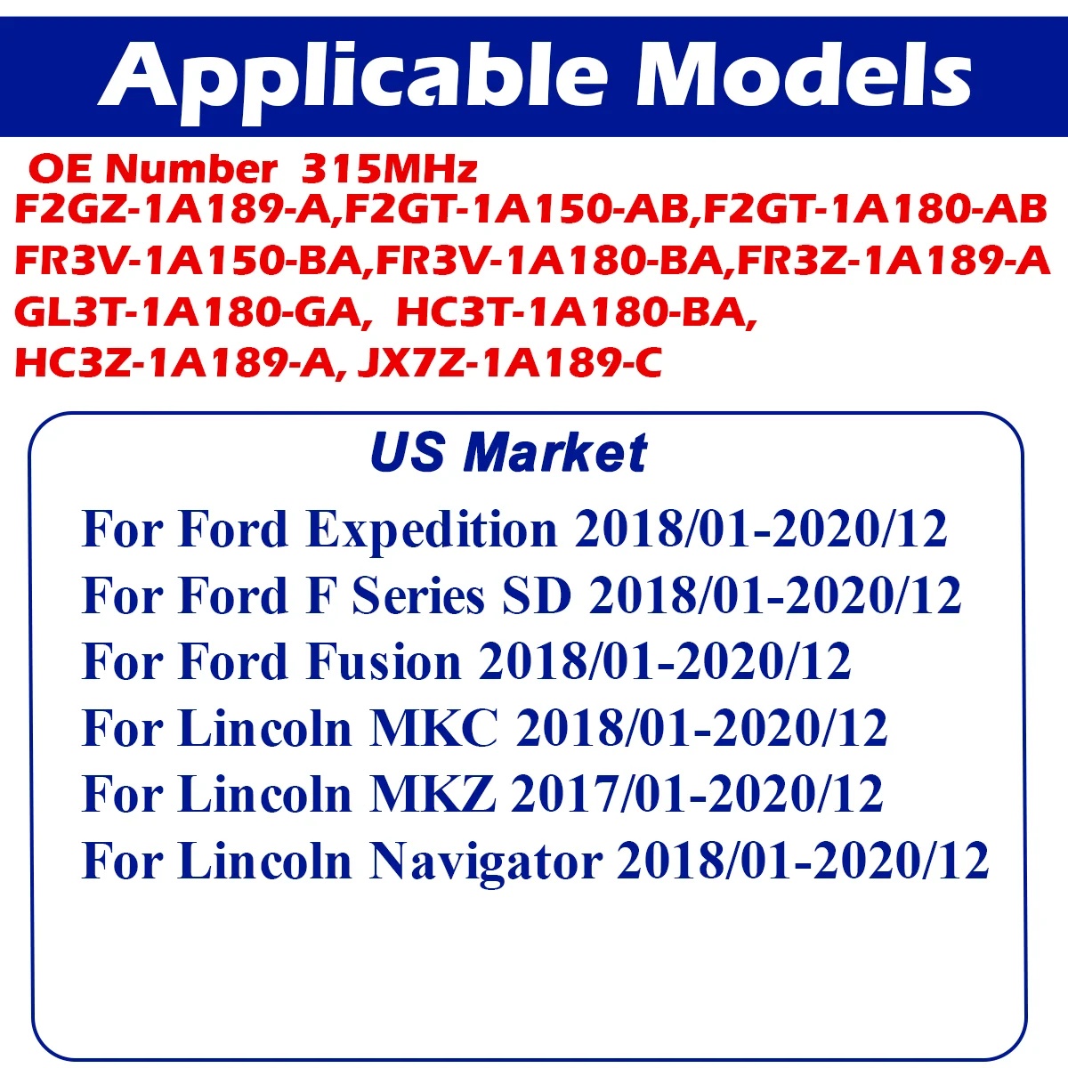  ͽ F ø HC3T-1A180-BA TPMS , SD ǻ  MKC MKZ ׺, 315MHz F2GZ-1A189-A JX7Z-1A189-C