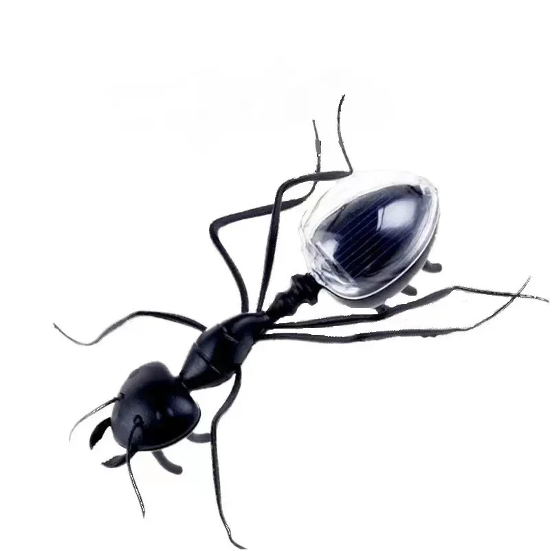 Grasshopper Toy Solar Robot Kit Solar Hummingbird Toy Solar Shark Toy Solar Flower Pot Toy Solar Plane Toy Solar Powered Spiders Crabs Ants Toys Simulation Insects Solar Powered Toys Children Cognitive Teaching Insect Model