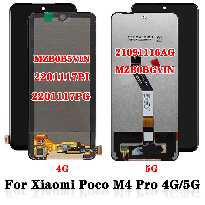 AMOLED For Xiaomi Poco M4 Pro 5G LCD 21091116AG Display Touch Screen amoled-for-xiaomi-poco-m4-pro-5g-lcd-21091116ag-display-touch-screen