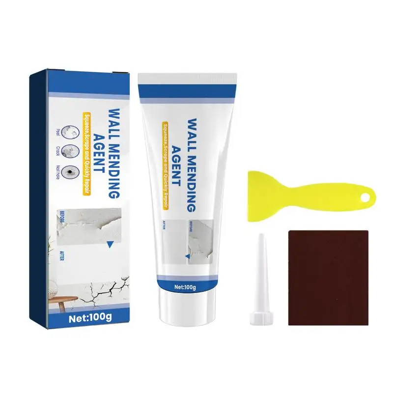 

Plaster Wall Repair Wall Mending Agent Putty 3.52 Oz Quick Simple To Use Efficient Universal Wall Patch Putty With Scraper