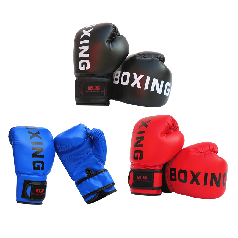 

Kick Boxing Gloves for Men Women PU Karate Muay Thai Guantes De Boxeo Free Fight MMA Sanda Training Adults Kids Equipment