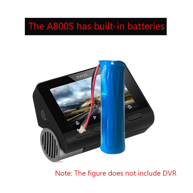 For 70mai 4K Dash Cam A800S Professional accessories 3.7V lithium battery HMC1450, car DVR car recorder special lithium battery
