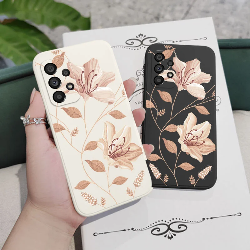 Delicate Blossoms Phone Case - Elegant Floral Design