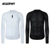 HISERWA Men Cycling Base Layre Long Sleeve Breathable Quick Dry Cycling Jersey MTB Bike Sports Underwear Bicycle Undershirt 1