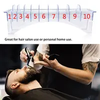 Transparent Clipper Guard Holder Durable Rectangular Barber Shop Hair Clipper Storage Box Universal Clipper Comb Case 2