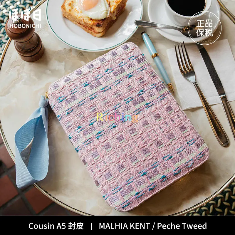 Hobonichi Techo Cousin Cover [A5 Cover Only] Malhia Kent: Pêche Tweed.  Coarse To The Touch, To Create A Beautiful Look. - AliExpress