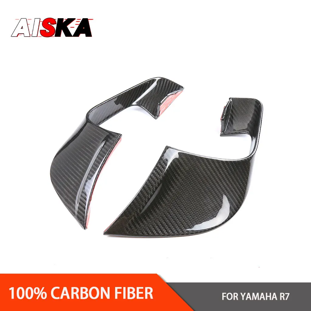 Copertura Motore Moto In Nylon Fibra Di Vetro Per Yamaha R7 2022-2024, Carbon-Look
