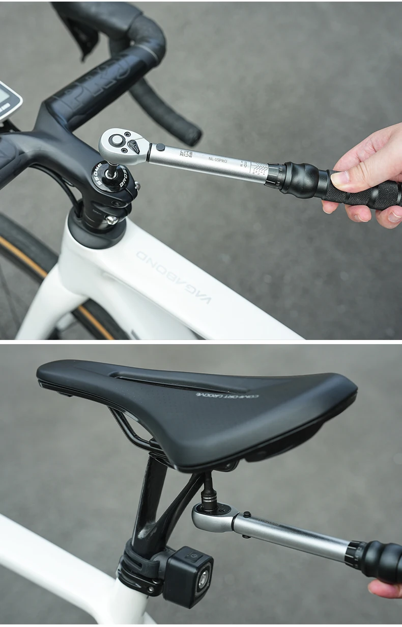 ThinkRider Fahrrad-Drehmomentschlüssel-Set, 1/4 Zoll, 2–24 Nm, Dual-Richtung, Fahrrad-Inbusschlüssel, Werkzeug, Steckschlüssel, Pro-Motorrad-Reparatursatz – Detail 20